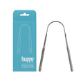 HUPPY Stainless Steel Tongue Cleaner - Reusable Scraper for Fresh Breath & Oral Hygiene | Durable Zero-Waste Tool