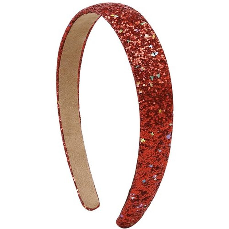 Huachi Glitter Headbands for Women Non Slip Fancy Headband, Sparkle Headbands Cute Head Band for Women’s Hair, Hair Accessories for Birthday Party Favors, Christmas Red Sequin Headband