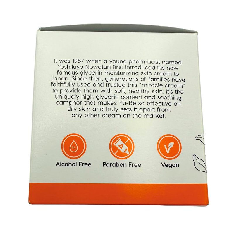 Yu-Be Moisturizing Skin Cream - Deeply Hydrating Non-Greasy Formula for Severely Dry Skin | 4.4 Fl. Oz. Jar