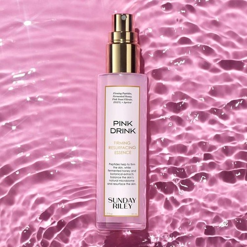 Sunday Riley Pink Drink - Skin Firming Resurfacing Essence Face Mist for Radiant Skin