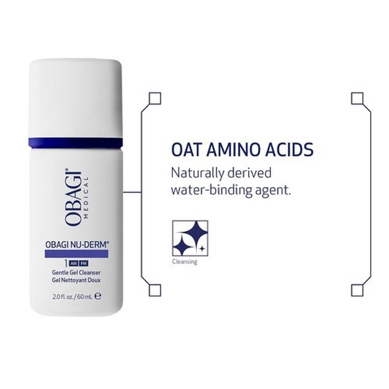 Obagi - Nu-Derm Gentle Face Cleanser - Soothing Formula for All Skin Types - 6.7 oz