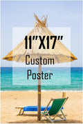 ZXDZSM Custom Canvas Poster - Personalized Wall Art Print (Unframed, 11” x 17”) - Upload Your Image