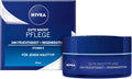 NIVEA Nourishing Night Face Cream Bundle of 2 – 24H Moisture Care with Vitamin E and Pro-Vitamin B5, Rich Overnight Hydration Formula, 2 x 50 ml