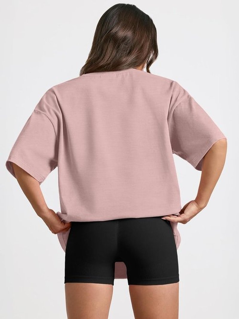 Trendy Queen Oversized Women's Summer T-Shirts - Plus Size Casual Short Sleeve Tops