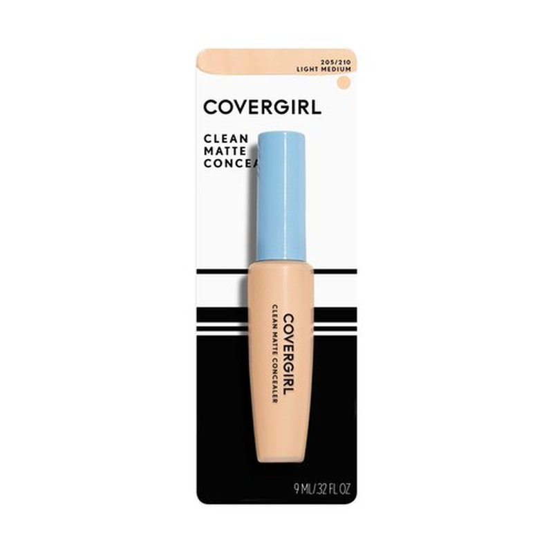 COVERGIRL - Clean Matte Concealer, Oil-Free, Lightweight Formula, Blendable, Natural-Looking Coverage, 100% Cruelty-Free (Pack of 2)