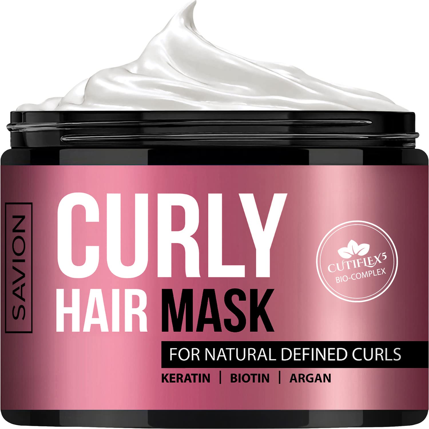 Curly Hair Mask by Savion for Women - 8.45 oz Masque