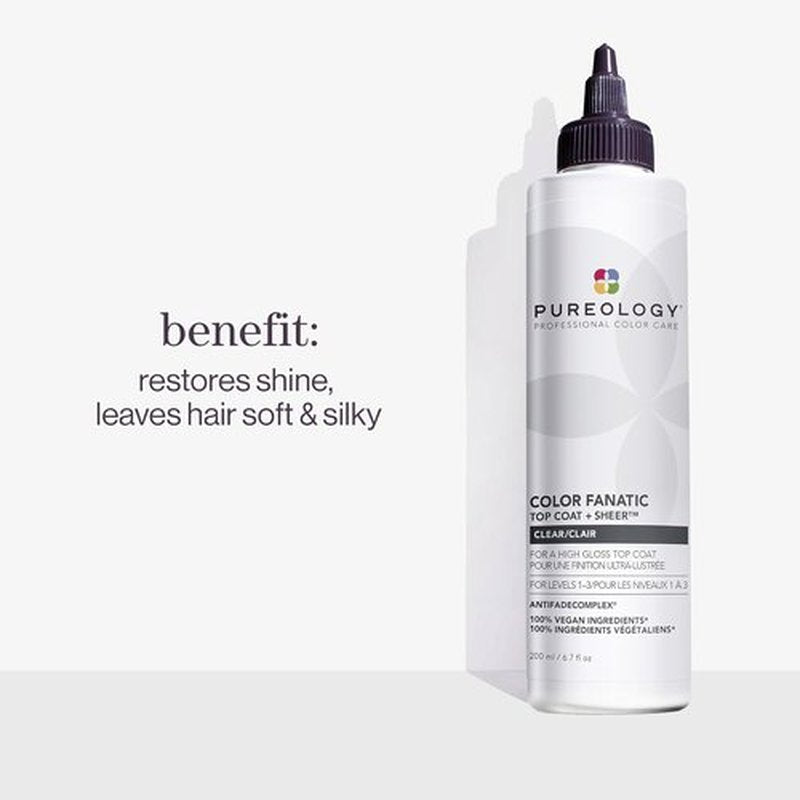 Pureology Color Fanatic Top Coat | Maintains Vibrant Hair Color, Smooths & Restores Shine