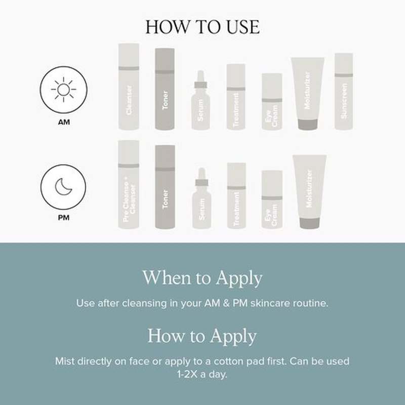 DRMTLGY Neutralizing Toner - Calming, pH Balancing Hydrating Facial Toner for All Skin Types | 6.3 fl oz