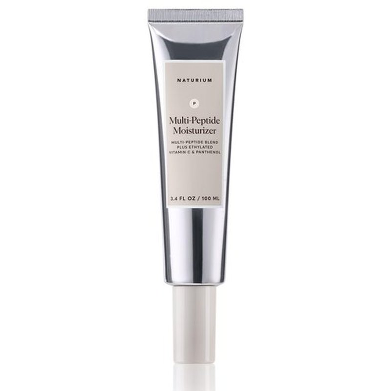 Naturium Multi-Peptide Moisturizer Jumbo, Hydrating & Smoothing Skin Care, Moisturizes with Ethylated Vitamin C & Panthenol, 3.4 oz