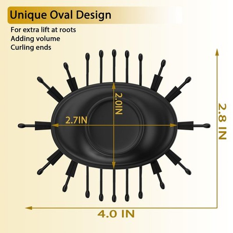 Nicebay Hair Dryer Brush, Blow Dryer Brush for Women Fast Styling, One Step Blowout Brush with Display Screen-Less Frizz, More Shine, Oval Ceramic Barrel, Negative Ion