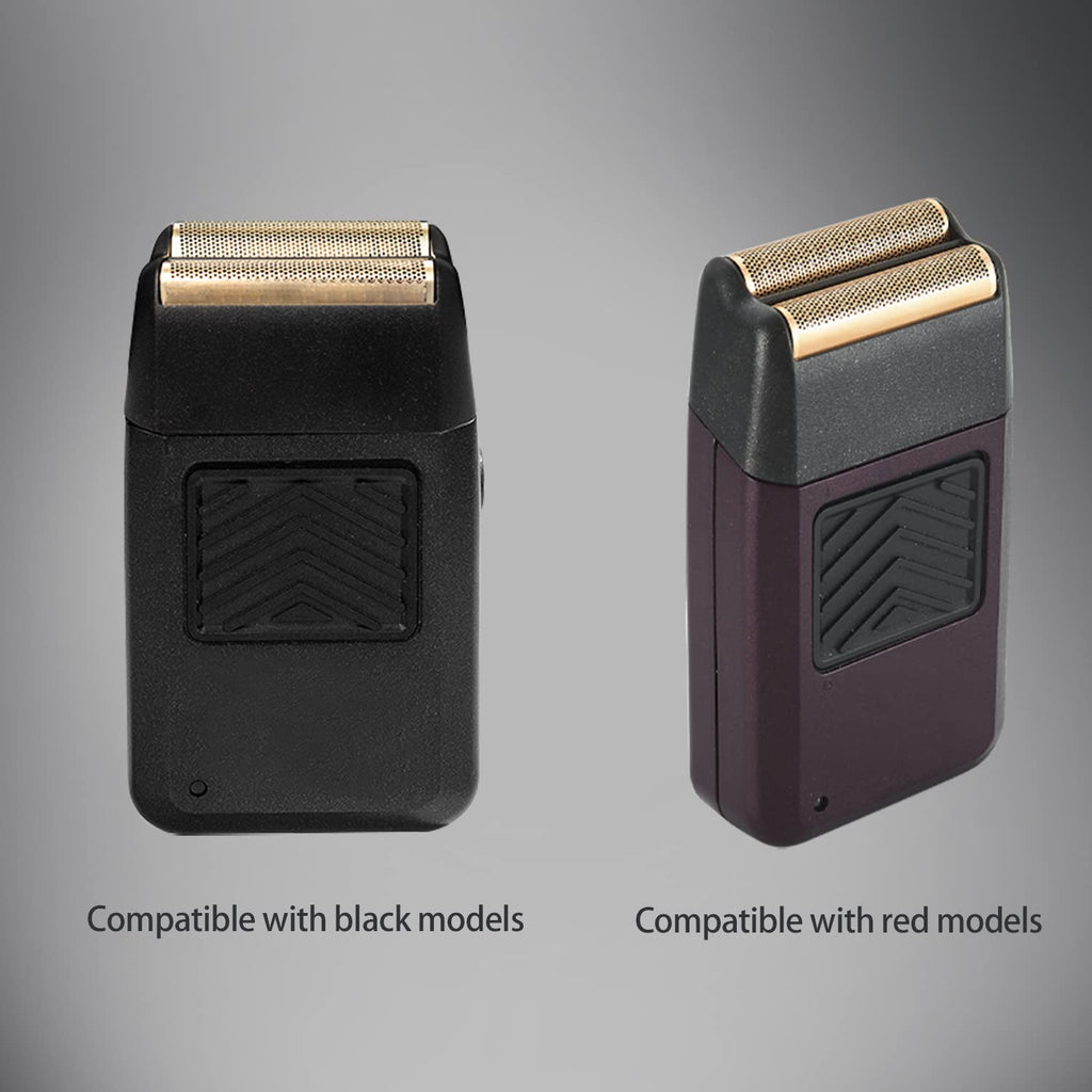 2 pcs Professional 5 Star Series Finale Shaver Shaper Replacement Super Close Gold Foil and Cutter Bar Assembly, Compatible with Wahl Shaver Foil Model 7043-100,Shaving for Barbers and Stylists
