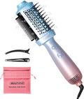 BEAUTYOVO 3-in-1 Blow Dryer Brush with Round & Straightening Brush, Hair Dryer Brush with 3 Heat/Speed Settings, Hair Styler and Volumizer with Ionic Technology for Drying, Straightening, Volumizing