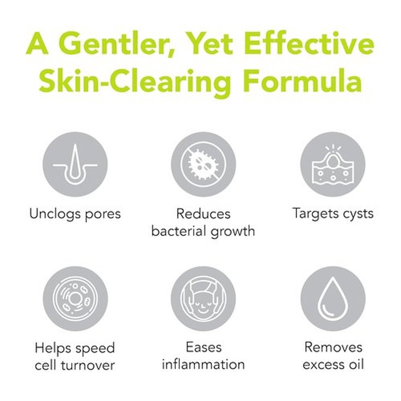 Humane Benzoyl Peroxide Face Wash - 5% Acne Treatment for Skin, Back & Body - 8 Fl Oz - Dermatologist-Tested, Cruelty-Free Cleanser