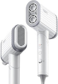 Tqcir Hair Dryer - 220,000 RPM Dual High-Speed Motor for 6X Faster Drying | Ionic Technology, Low Noise