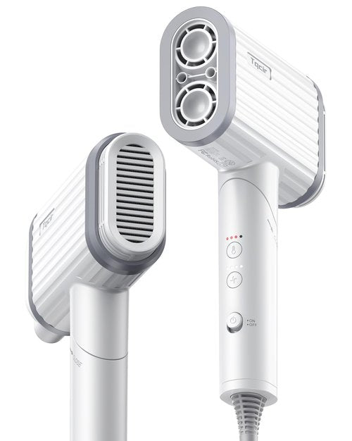 Tqcir Hair Dryer, 220,000 RPM Dual High-Speed Brushless Motors Blow Dryer for 6X Fast Drying, 500 Million Negative Ionic Hair Dryers for Long Thick Hair, Low-Noise 4 Temps /4 Speeds