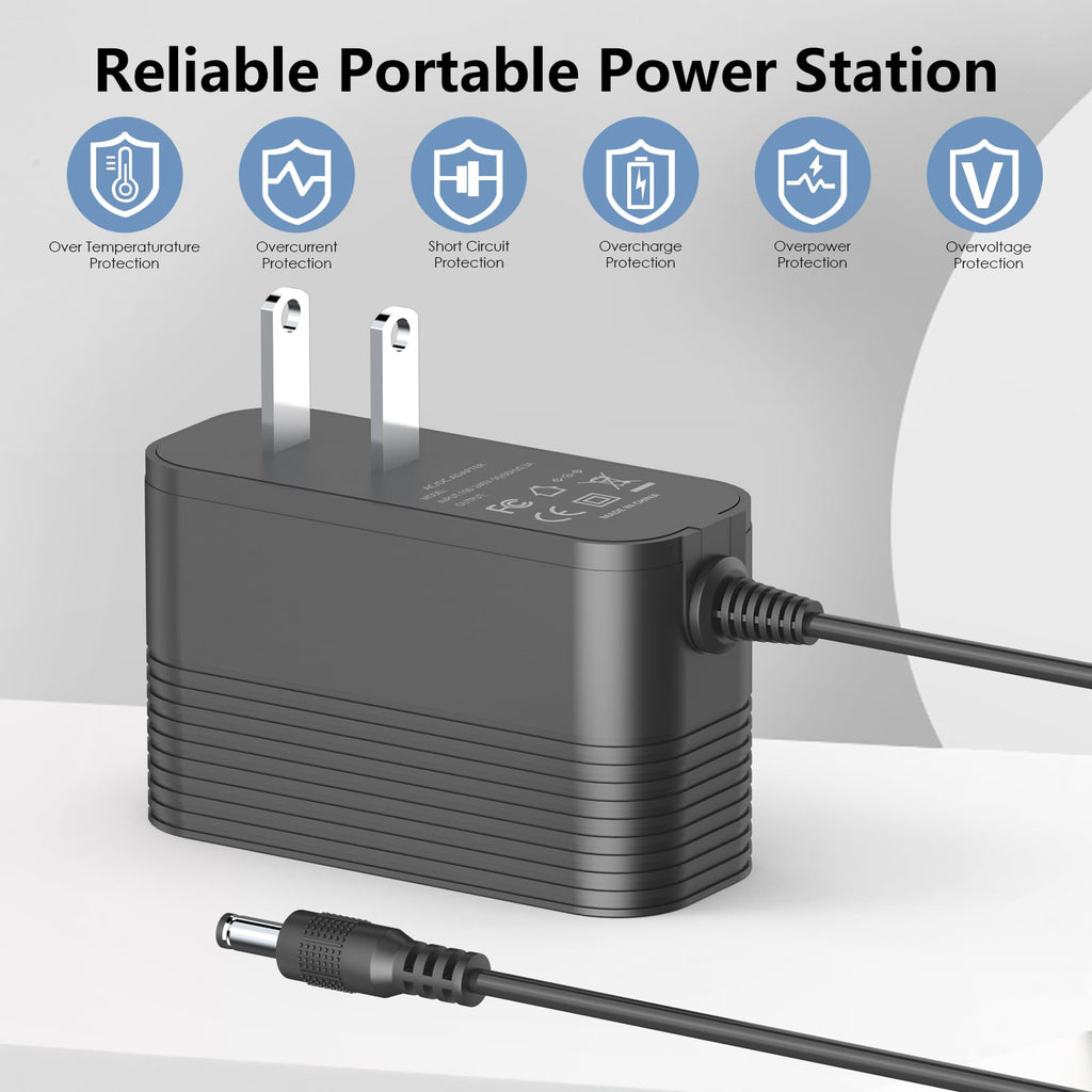 VOJSALDR 36V Charger for 29.6V Cordless Vacuum Cleaner Replacement for SMOTURE VAC01 & SunSare X7A 550W 45KPA Cordless Stick Vacuum Cleaner Charger Adapter