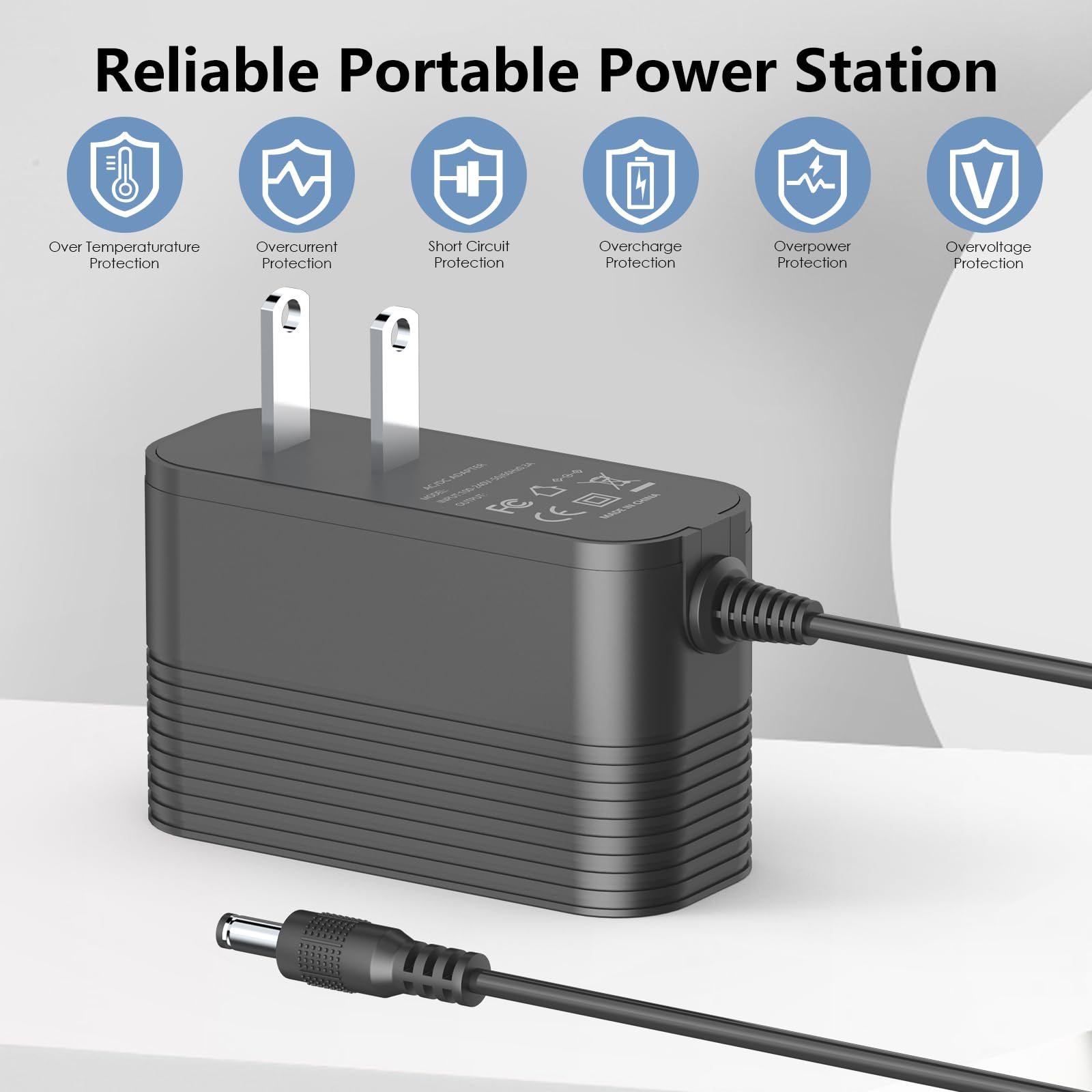 VOJSALDR 36V Charger for 29.6V Cordless Vacuum Cleaner Replacement for SMOTURE VAC01 & SunSare X7A 550W 45KPA Cordless Stick Vacuum Cleaner Charger Adapter