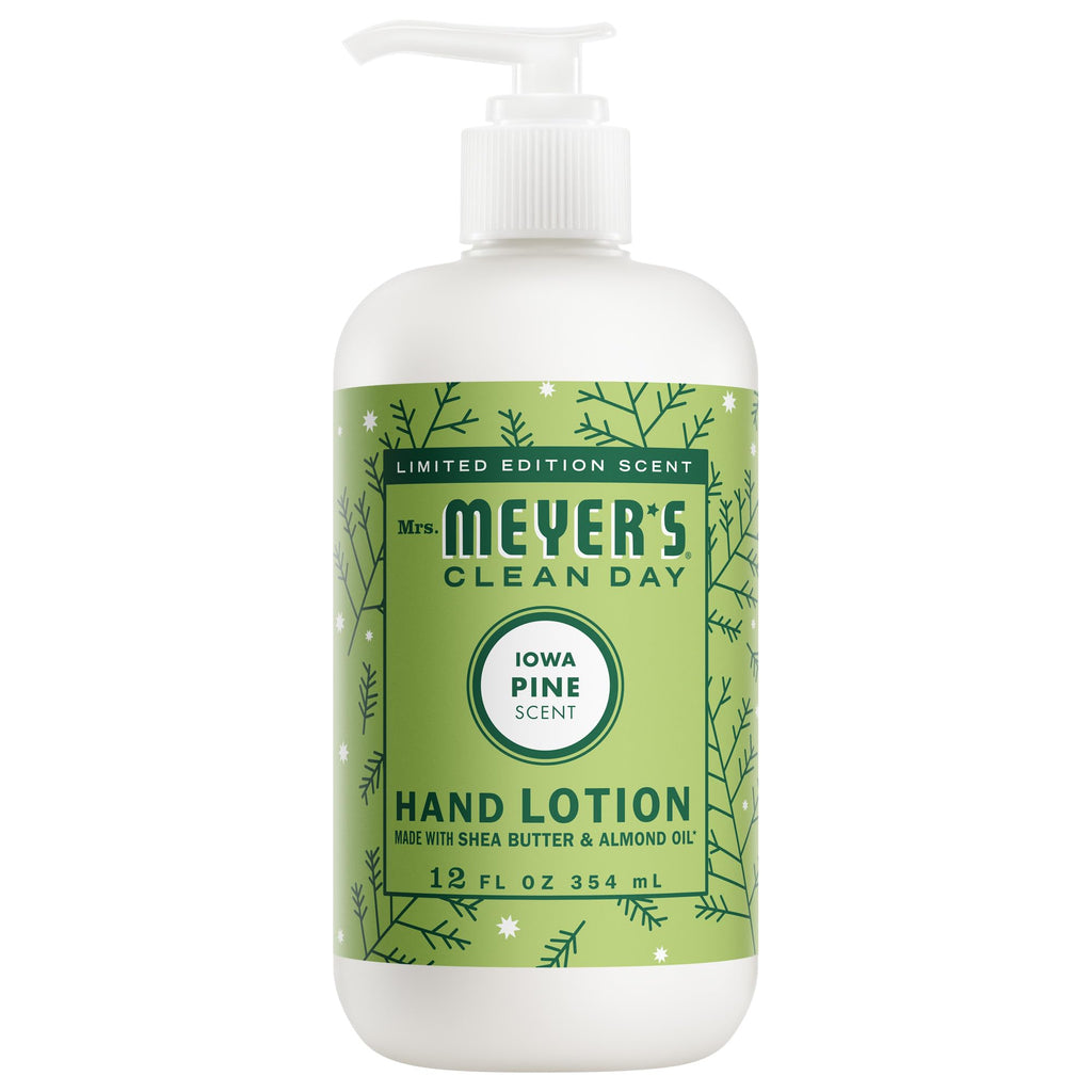 MRS. MEYER'S CLEAN DAY Hand Lotion, Iowa Pine Scent, 12 Ounce Bottle