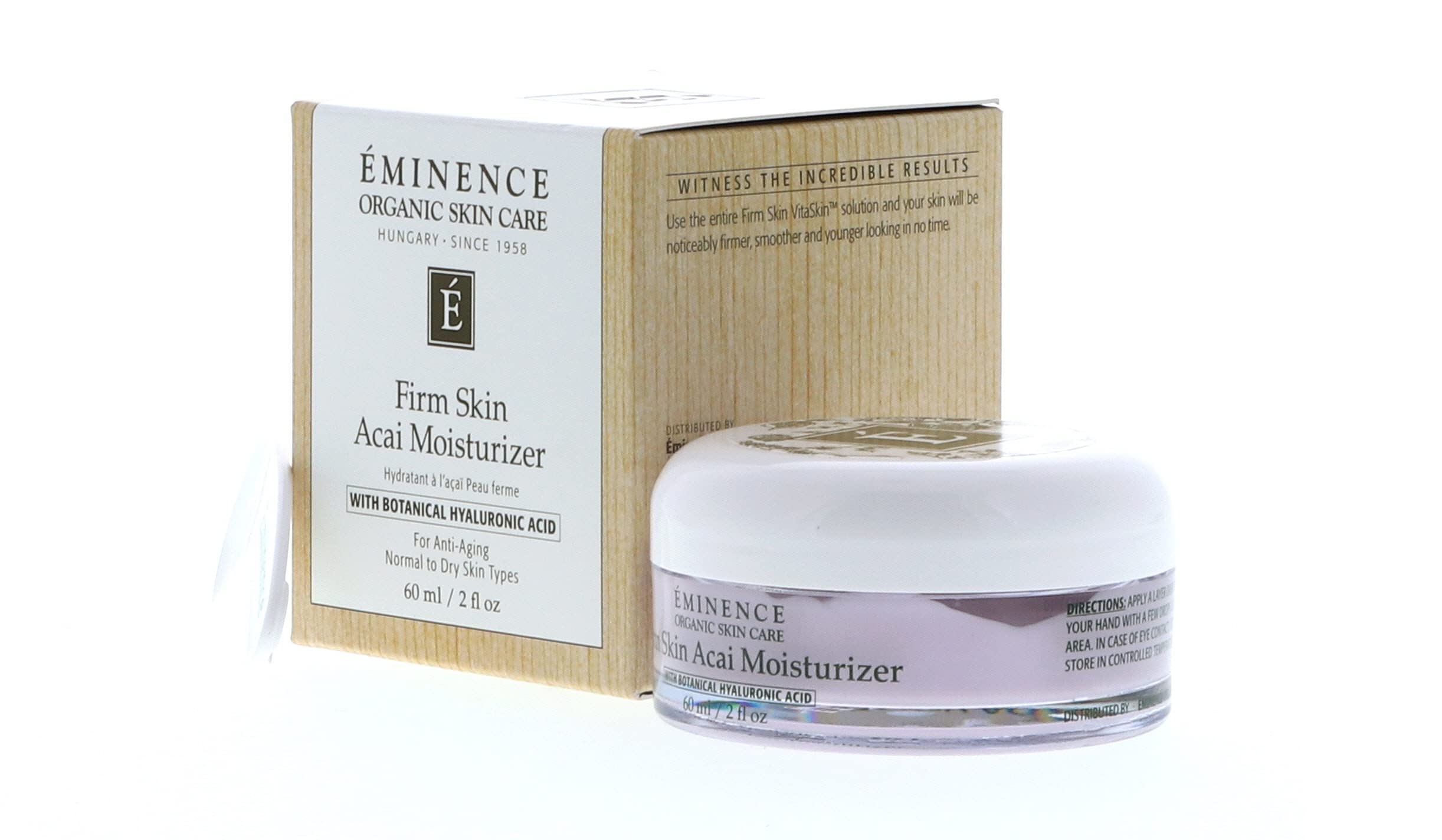 Eminence Organic Skincare Firm Skin Acai Moisturizer with Hyaluronic Acid, 2 Fluid Ounce by Eminence Organic Skin Care