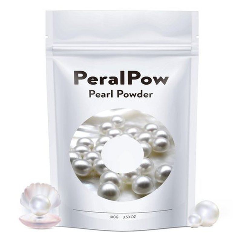 Peralpow Pearl Powder Organic, 100g 100% Natural DIY Skincare, Anti-Aging, Minimizes Pores, Soothes (3.52oz)