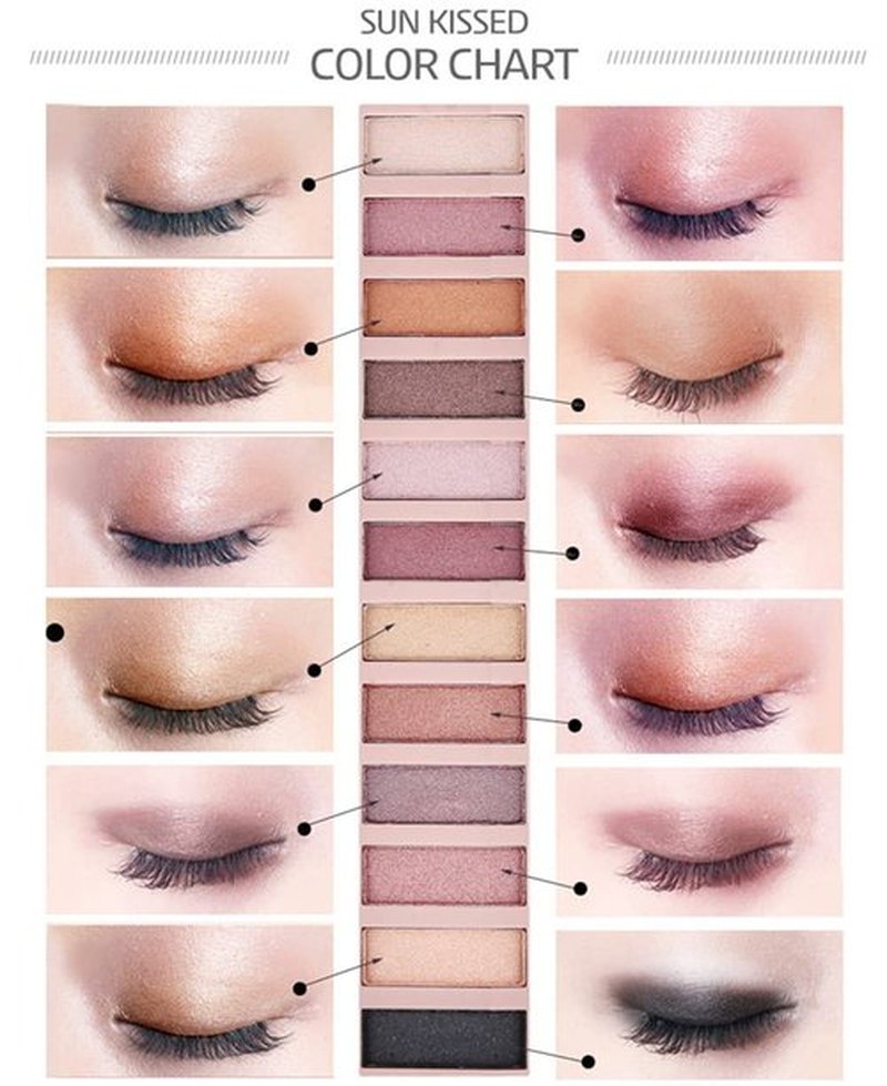 Skiennix 12-Color Nude Eyeshadow Palette - Waterproof Matte & Shimmer Pigments | Professional Makeup Kit