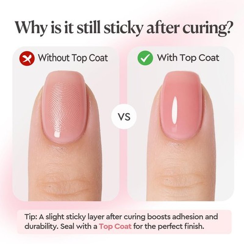 AZUREBEAUTY Builder Nail Gel - 7-in-1 Jelly Peach, 18ml | Beginner-Friendly 30-Day Nail Strengthener for DIY Home Salon