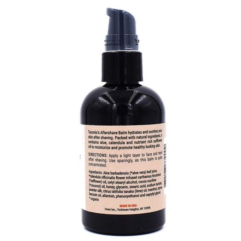 Taconic Shave Aftershave Balm for Men - Alcohol-Free, Unscented Moisturizer for Sensitive Skin - 4 oz