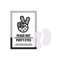 Peace Out Under Eye Patches - Biocellulose Mask with Caffeine & Niacinamide for Puffiness Relief | 6 Pairs