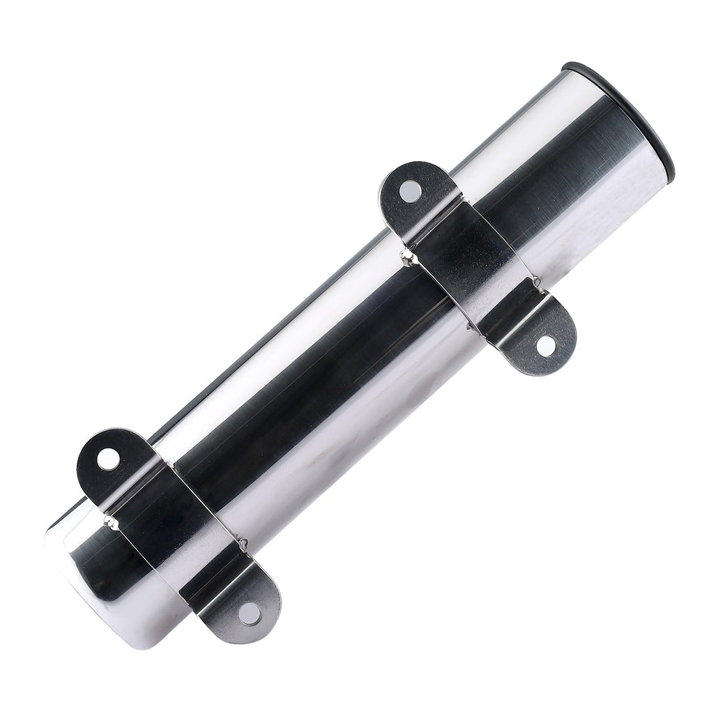 NovelBee 4pcs Fishing Rod Holders,Stainless Steel Boat Pole Holders with Weld Brackets,Side Mounted Transom Mounted Rod Holders for Kayak Marine