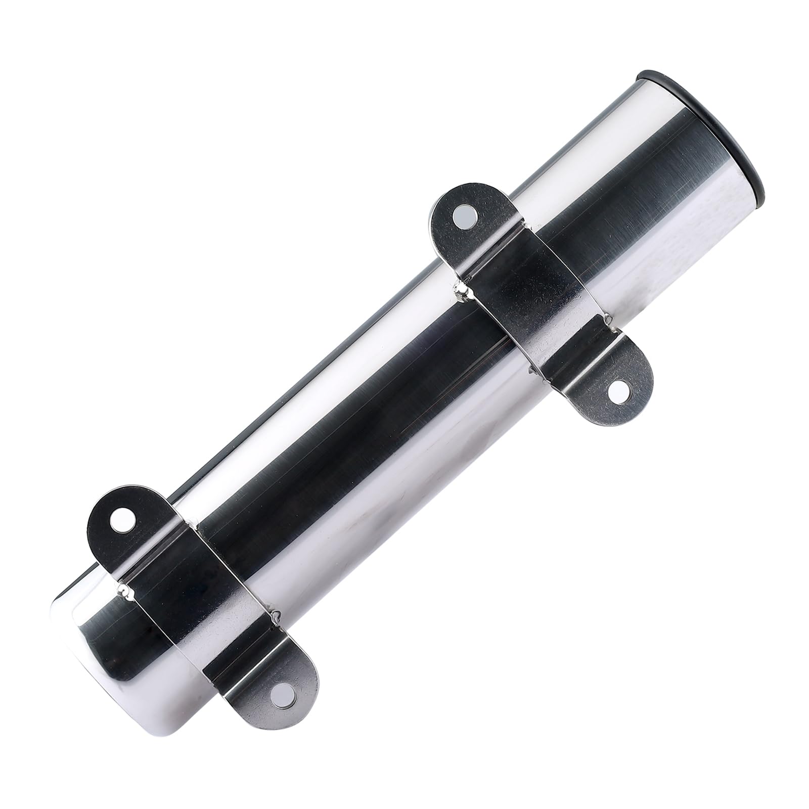 NovelBee 4pcs Fishing Rod Holders,Stainless Steel Boat Pole Holders with Weld Brackets,Side Mounted Transom Mounted Rod Holders for Kayak Marine