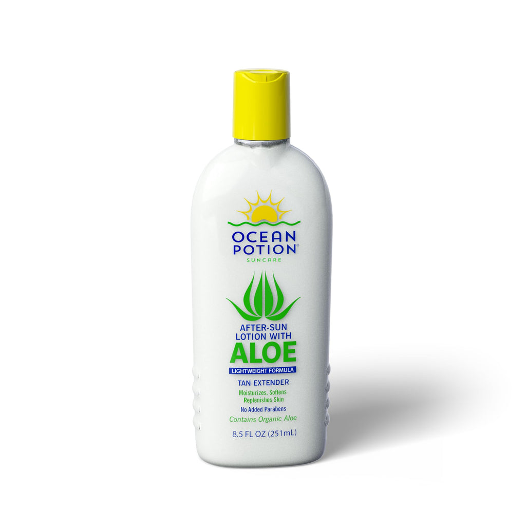 Ocean Potion After Sun Lotion with Aloe Vera, Hydrating Moisturizing Body Lotion for Dry Skin, Lightweight Aloe Vera Lotion with Vitamin E, Paraben-Free After Sun Care, 8.5 oz