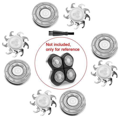 FREEBIRD Double Ring Replacement Blades - 4PCS Compatible with Flexseries Pro Head Shaver