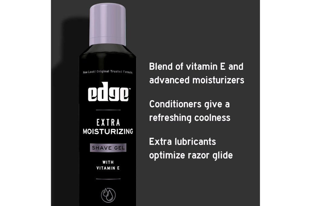 edge Extra Moisturizing with Vitamin E Shave Gel 7 oz (Pack of 6)