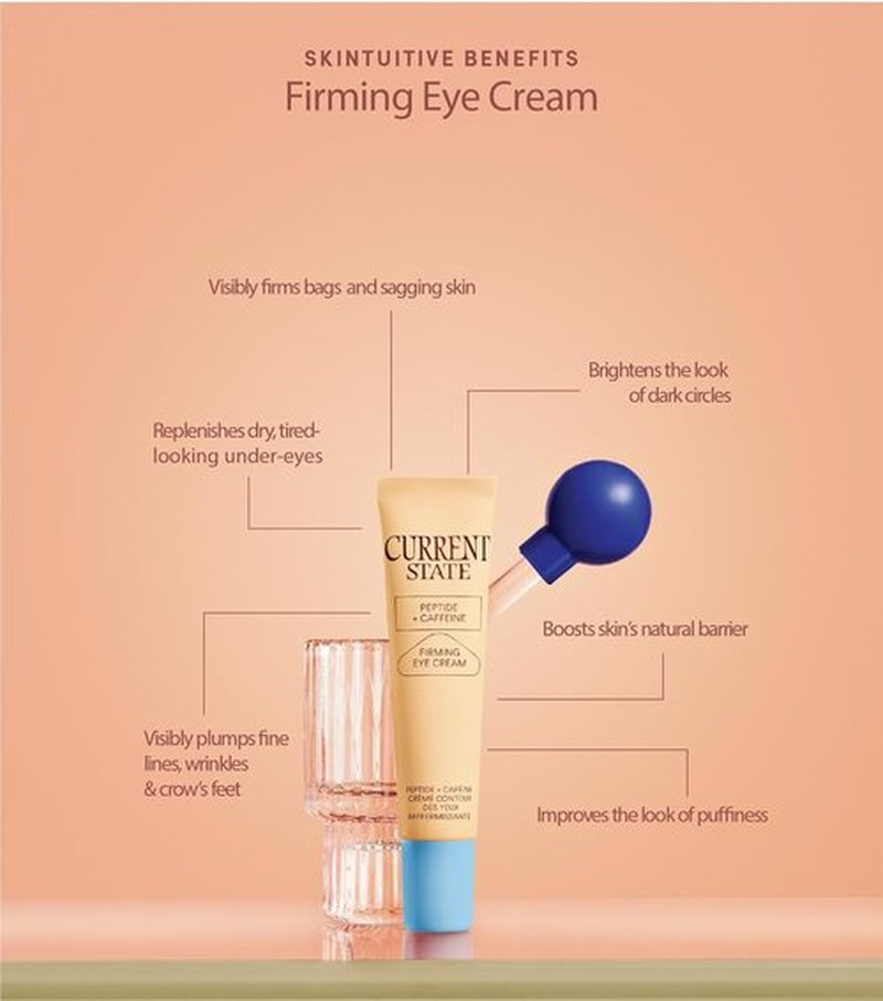 CURRENT STATE Peptide + Caffeine Eye Cream - Brightening Treatment for Dark Circles & Fine Lines | 0.5 fl oz
