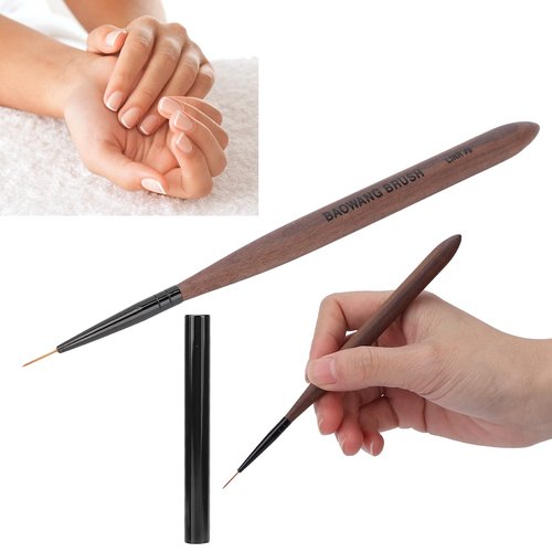 Professional Nail Art Brushes Liner Pens, Thin Detail Nail Art Design Painting Brush Gel Nail Brushes Used for Nail Decoration and Detail Painting Brush