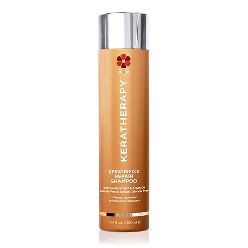 KERATHERAPY KeratinFIXX Repair Shampoo - Nourishing Formula for Dry, Damaged Hair with Caviar Extract | 10.14 Fl Oz