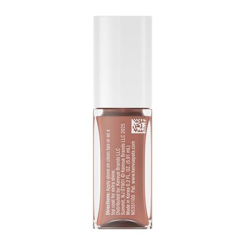 Neutrogena Hydro Boost Tinted Lip Oil with Hyaluronic Acid, Hydrating and Nourishing Lip Oil for Fuller Looking Lips, Mocha Mist, .2 fl. Oz