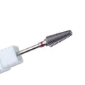 MZCMSL Tornado Carbide Nail Drill Bit - Fast Remove Acrylic or Hard Gel,Professional 3/32 Shank efile Bit for Nail Drill(Silver,Medium)