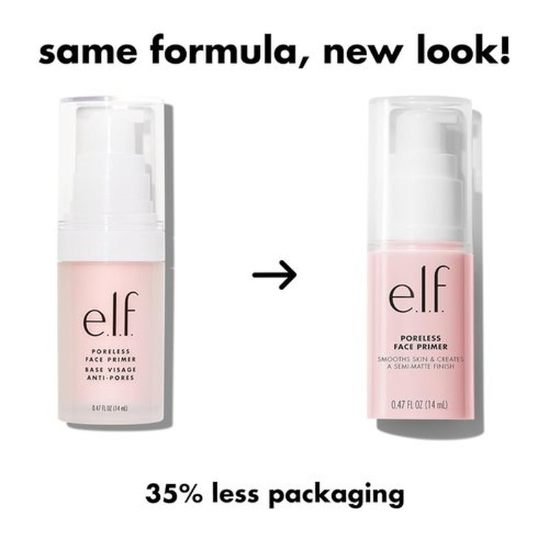 e.l.f. Poreless Face Primer - Skin-Smoothing Matte Base, Minimizes Pores & Fine Lines, Vegan & Cruelty-Free