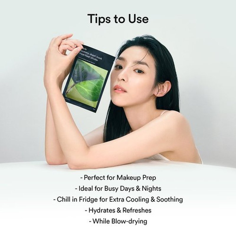 Abib Gummy Sheet Mask Sedum Hyaluron Sticker 10 Sheets (Moisturizing) I Korean Face Mask for Sensitive Skin, Soothing & Redness Relief, Daily Skincare Treatment, K-Beauty Sheet Mask