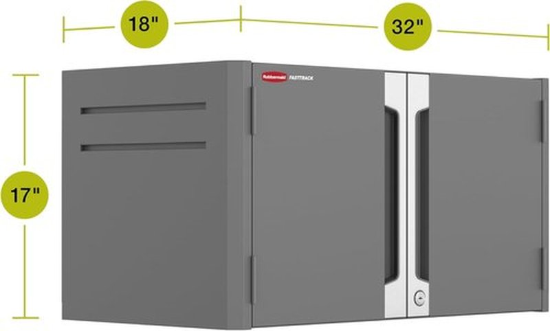 Rubbermaid FastTrack 2-Door Cabinet - Durable Garage Storage System for Optimal Organization