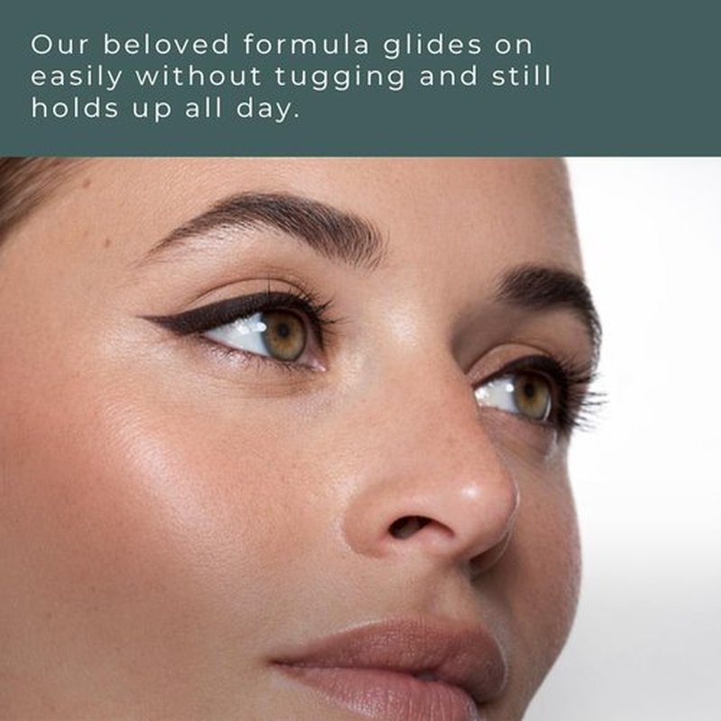 Honeybee Gardens Effortless Eyeliner Pencil - Belgian Chocolate Brown, Smooth & Long-Wearing, Vegan