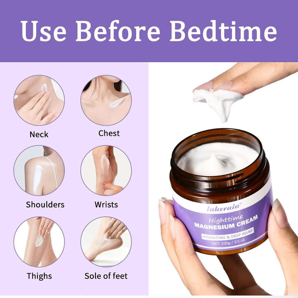 MULPG Magnesium Cream for Sleep with Lavender