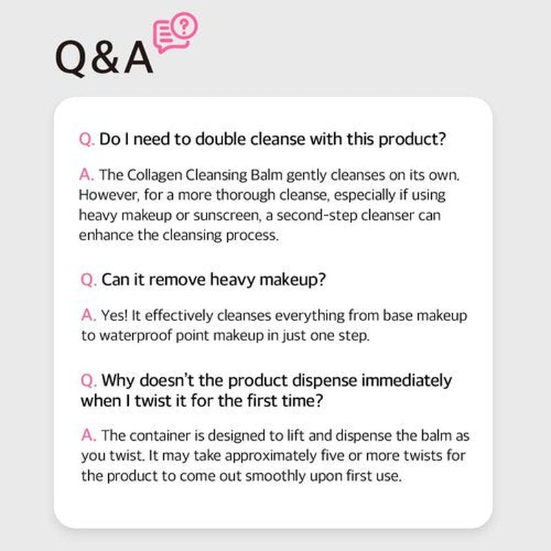mixsoon Collagen Cleansing Balm - Soft Melting Lightweight Grinding Balm, Hydrating Makeup Remover 50ml / 1.69 fl.oz. Korean Glass Skin Care