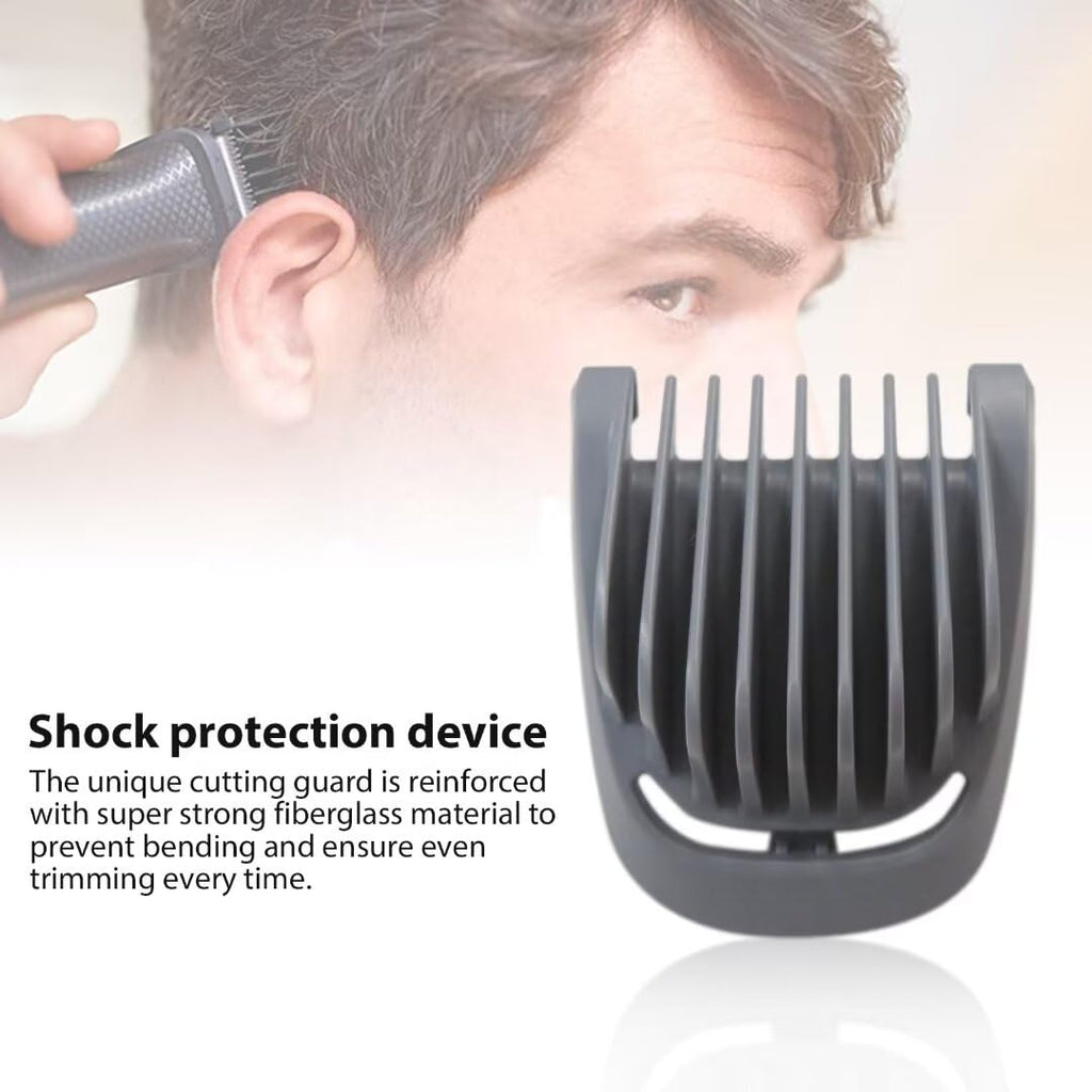 Beard Stubble Blade Guards for Philips Norelco Multigroom Trimmer - New Guide Comb Set for Models 3000, 5000, 7000, BT5511, MG3750, MG3760, MG5700, MG5750, MG5760, MG7750, MG7770, MG7790, MG7791