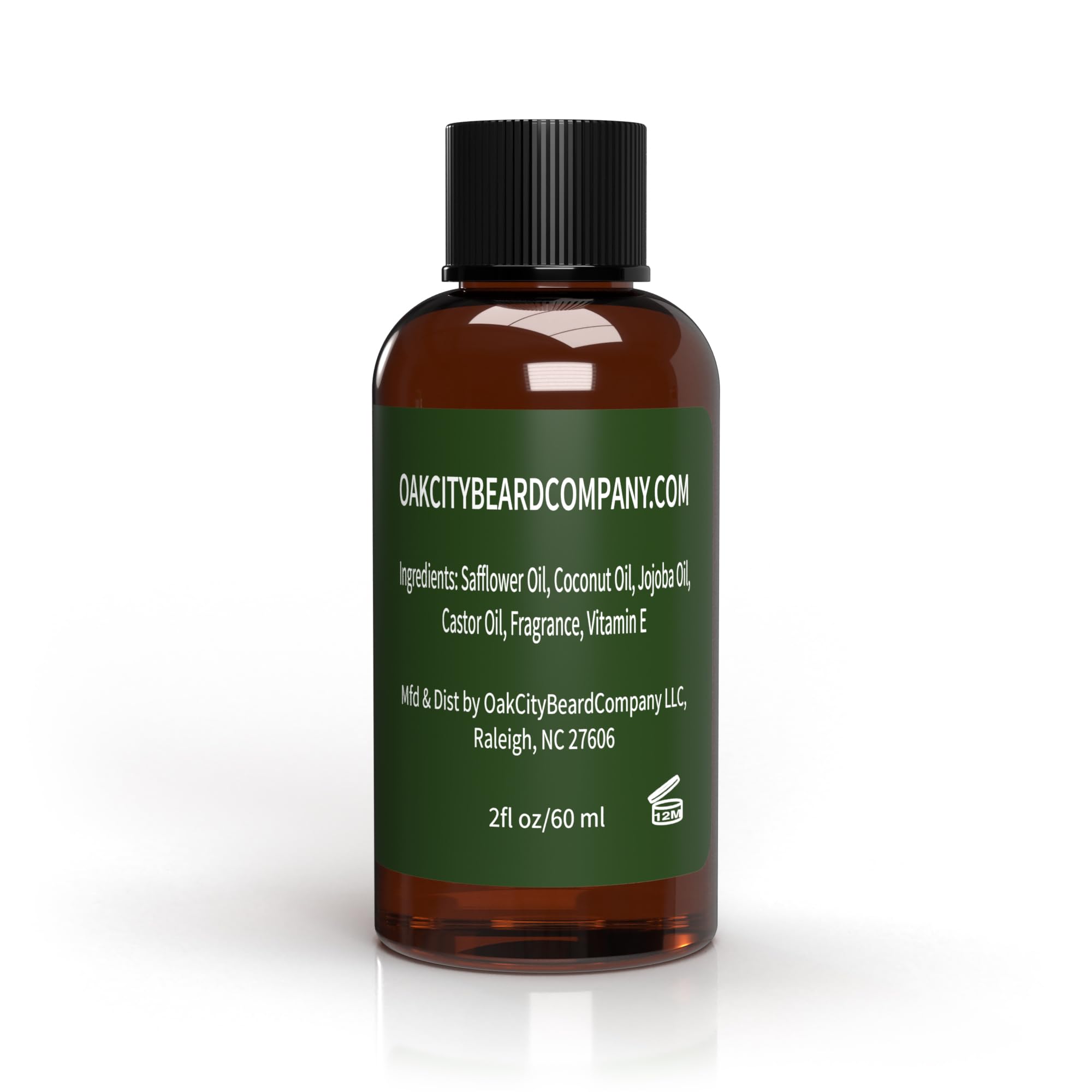 OakCityBeardCo. - Tobacco Vanilla - 2 Ounce - Beard Oil - Beard Conditioner - Tobacco - Vanilla - Guaiac Wood