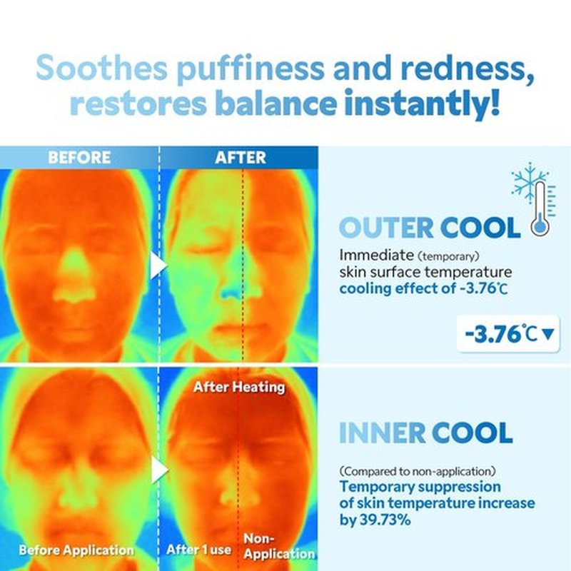 TIRTIR Ice-Cooling Icing Toner Pads | -3.76°C Instant Cool Down for Pore Reducing and Hydrating Korean Skincare (120 Units)