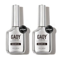 GAOY 2 Pcs 16ml Clear Builder Gel for Nails, Nail Strengthener in a Bottle, Nail Extension Hard Gel, Soak Off Long Lasting UV Light Cure, Base Coat Top Coat Needed