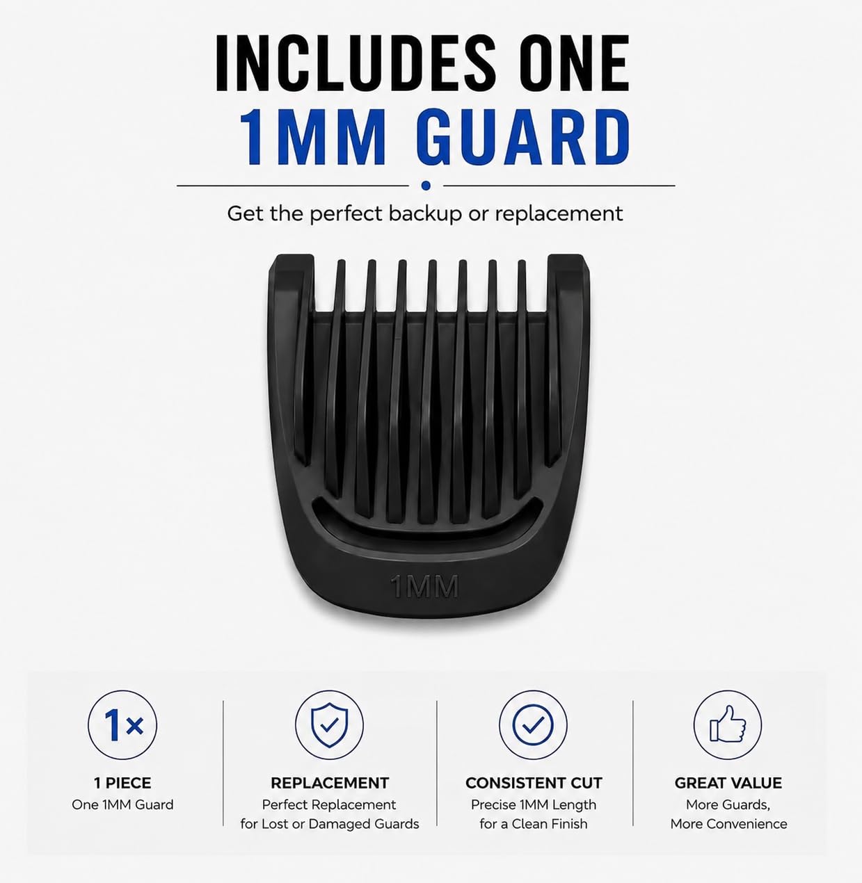Trimmer 1mm Replacement Beard Stubble Guard Comb for Philips Norelco