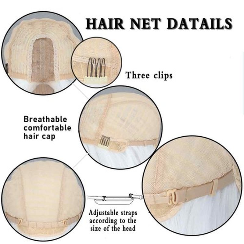 Daiaces Long Curly White Lace Front Wigs for Women Middle Part Wavy Wig Natural Looking Hair Replacement Wig for Daily Party Use Cosplay Costume Halloween
